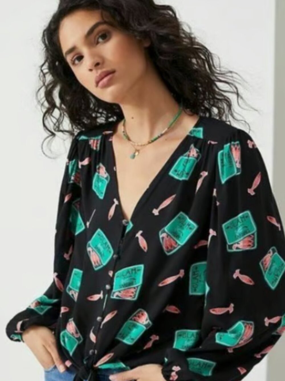Anthropologie x Kendra Dandy Dreamer Buttondown; Size 16